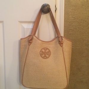Tory Burch Raffia Handbag